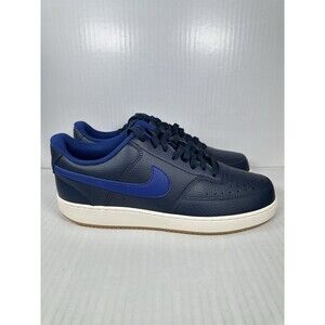 Size 12 Nike Court Vision LO Mens Shoes Trainers CD5463-400 Navy Blue NEW
